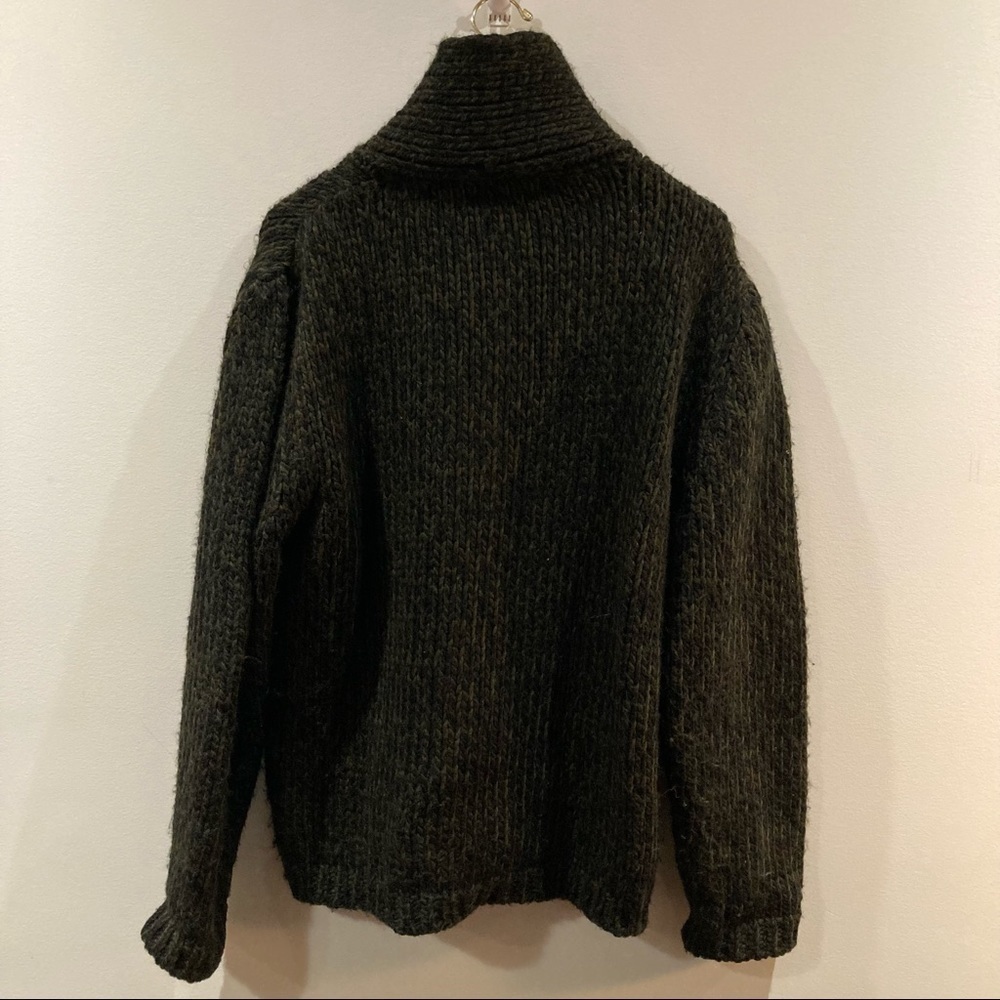 FILIPPO NOVELLI Sz L Wool  Blend Sailor Collar Sweater Thick Knit Super Soft - Picture 4 of 6